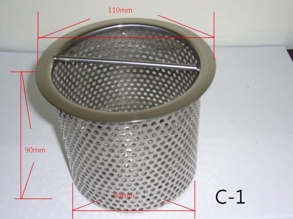 MAGFLO S/S Drain & Pipe Strainer Baskets 90mm - 70192